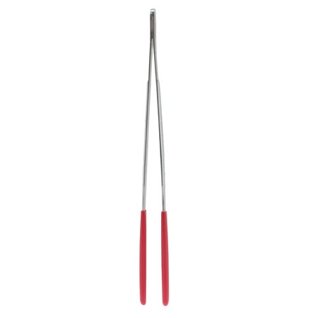 AMSCOPE 8 in. Plastic Coated Tip College Forceps TW-430-05PK